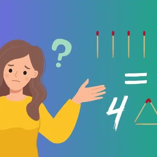 Riuscite a creare 4 triangoli con soli 6 fiammiferi? Dimostratelo!