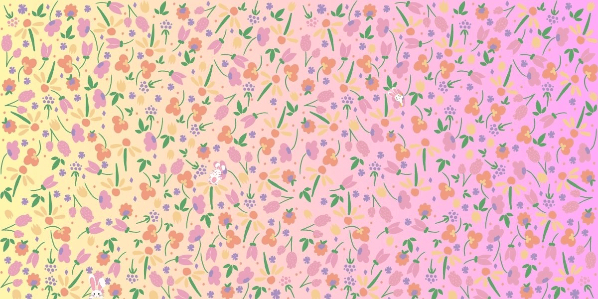 Metti alla prova la tua vista: trova 3 conigli tra i fiori in soli 15 secondi!