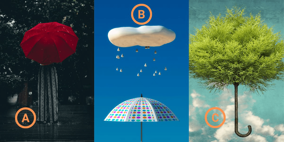 Test di personalità: Scopri quale ombrello rivela il tuo segreto superpotere!